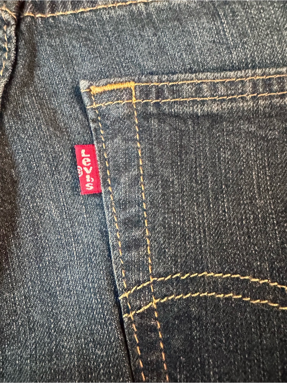 Levi's Men's Classic Dark Blue Jeans 33x34 - Picture 7 of 7